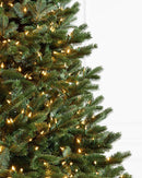 Árvore de Natal Verde Tradicional com Galhos Articulados, Suporte Metálico e Micro LEDs Embutidos