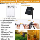 Luzes de Fada Estrela e Lua LED Solar - Encanto Natalino